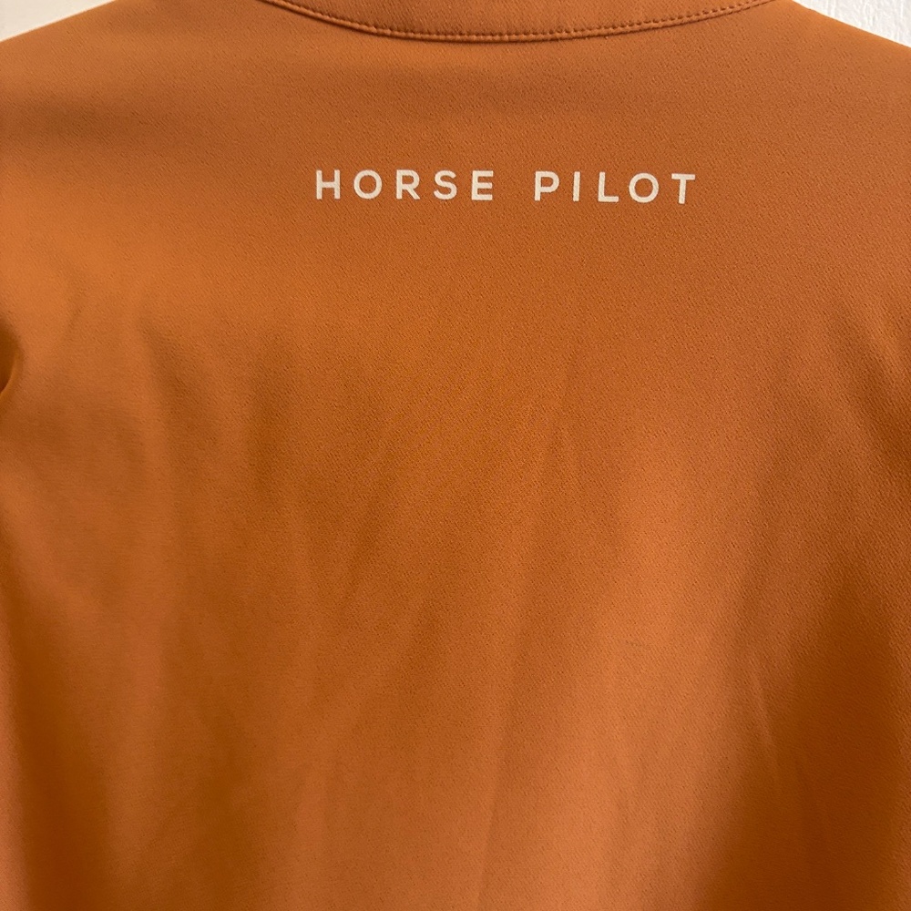Horse Pilot Teddy Jacket Gold Brown Airbag Compatible Riding Jacket - Picture 9 of 15